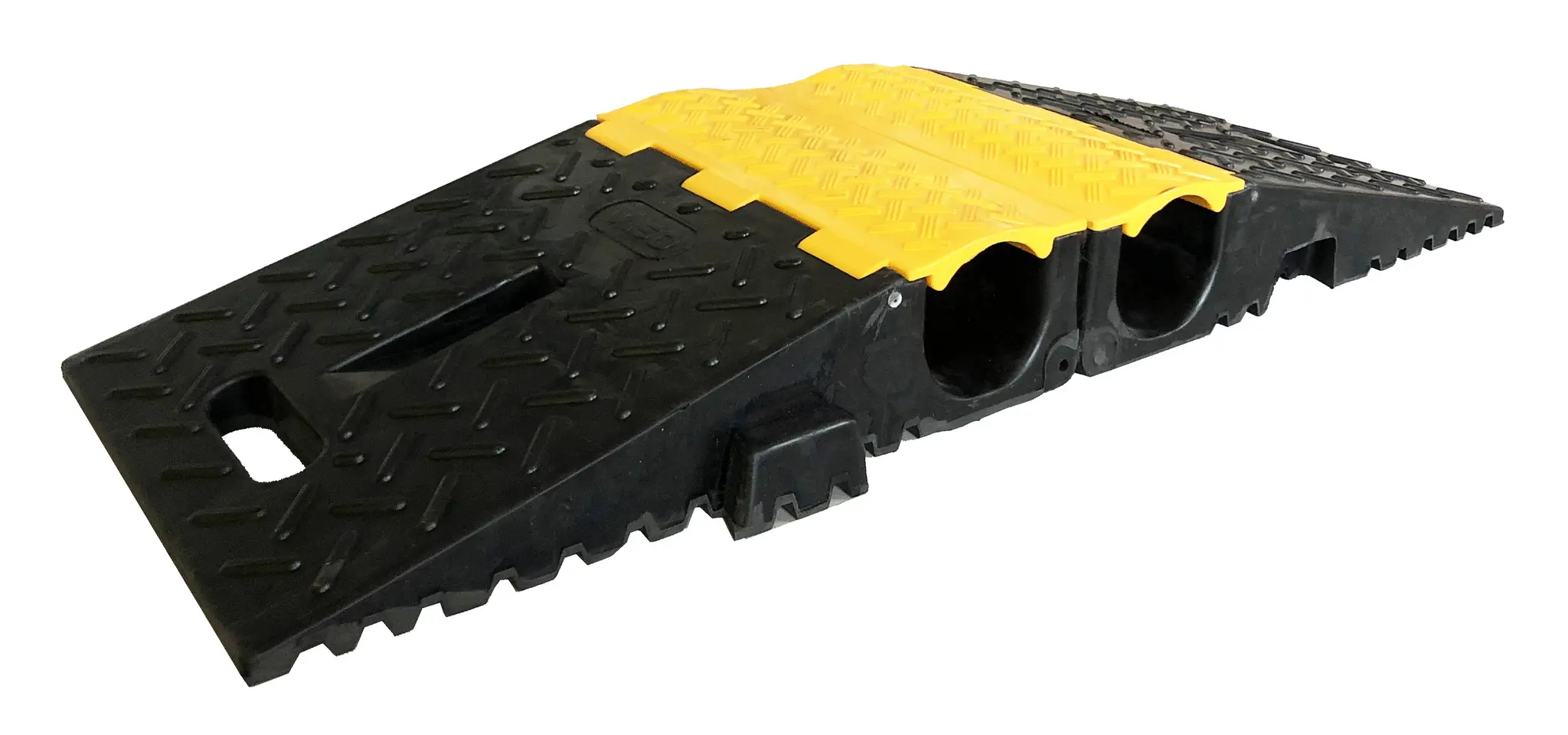 Produktfoto 1 von RS PRO Kabelabdeckung, Innen-Ø 80 mm, 300 mm x 850 mm Gummi, Schwarz, Gelb