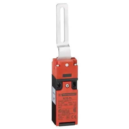 Produktfoto 1 von Telemecanique Sensors XCS Sicherheits-Verriegelungsschalter Gebogener, bündiger Hebel Schutzbügel Betätiger inklusive