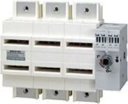 Socomec SIDER ND Trennschalter 3-polig Wand, Schnellanschluss, DIN-Hutschiene 500A 23 kW Schwarz, Grau, Rot IP65