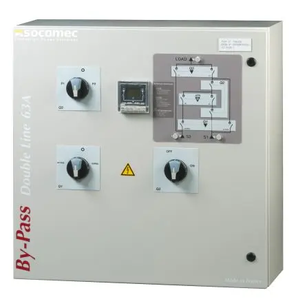Produktfoto 1 von Socomec Trennschalter 4-polig Wand 3200A, 40 A 23 kW Schwarz RAL 7035 IP41