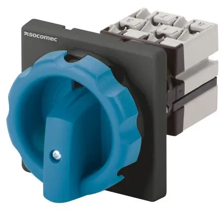 Produktfoto 1 von Socomec COMO CS Nockenschalter 63 A, 2-Stufen Griff Ummantelungsklemme