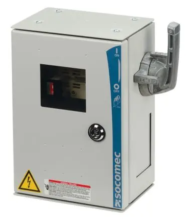 Produktfoto 1 von Socomec 3273 Trennschalter 6-polig Wand Grau IP65