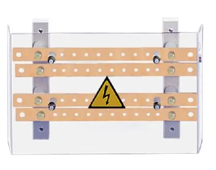 Produktfoto 1 von Socomec Verteilerblock 10-polig / 690V 160A Klar