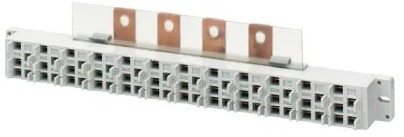 Produktfoto 1 von Socomec Verteilerblock 12-polig 250A Klar, IP20
