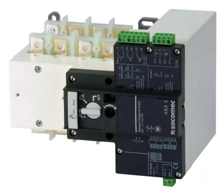 Produktfoto 1 von Socomec ATyS Trennschalter 4-polig Seitlich 40A 23 kW Schwarz, Grau, Rot IP65 3-phasig