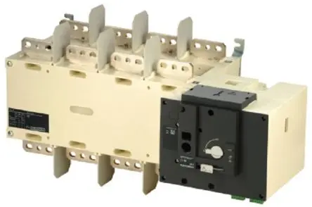 Produktfoto 1 von Socomec ATyS r - ATyS d Trennschalter 4-polig Wand, Schnellanschluss, DIN-Hutschiene 125A, 3200 A 23 kW Rot, Grau,