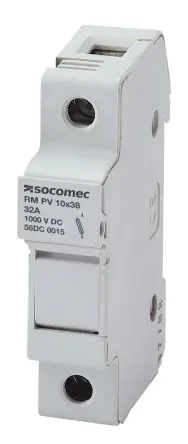 Produktfoto 1 von Socomec Sicherungshalter 14 x 51 mm RM PV RM PV 32A 1kV dc 1-polig