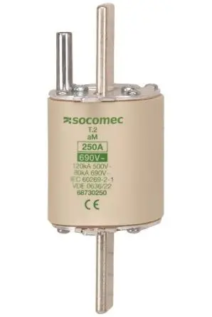 Produktfoto 1 von Socomec NH-Sicherung NH2, 690V / 160A gG, gG IEC
