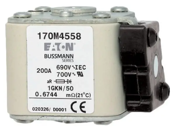 Produktfoto 1 von Socomec Sicherungseinsatz NH3, 690V / 1.6kA IEC 60269, Lochabstand 150mm