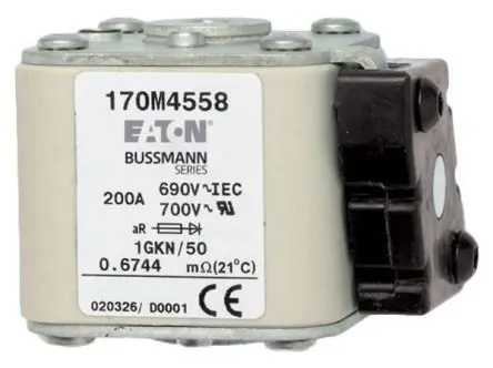 Produktfoto 1 von Socomec Sicherungseinsatz NH3, 690V / 1.6kA aR, aR EN, DIN, IEC, Lochabstand 150 mm