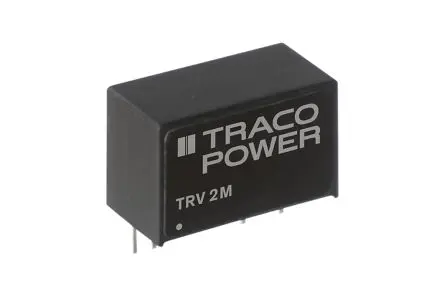 Produktfoto 1 von TRACOPOWER DC/DC Konverter 2-Kanal, 200 mA SIP-9 5-Pin 5V dc -5 V dc