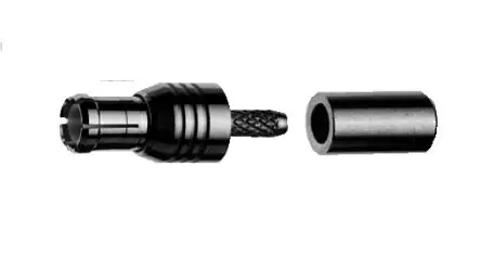 Produktfoto 1 von Telegärtner Stecker Koaxialsteckverbinder MCX-Steckverbinder, Kabel, 50 Ω Crimpbefestigung, Gerade