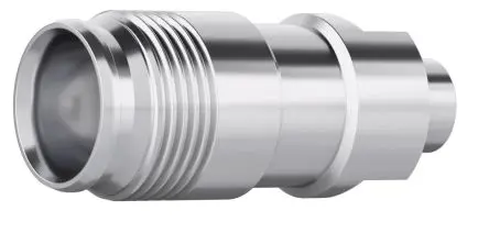 Produktfoto 1 von Telegärtner NEX10 Stecker Koaxialsteckverbinder Runder Koaxial-Steckverbinder, Kabel, 50 Ω Lot, Gerade