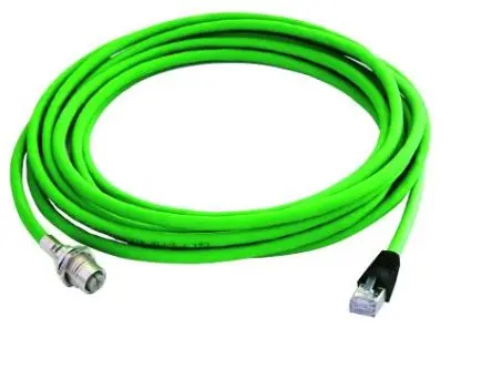 Produktfoto 1 von Telegärtner STX Cat6a Ethernet-Kabel, 500 mm, Grün, Polyurethan