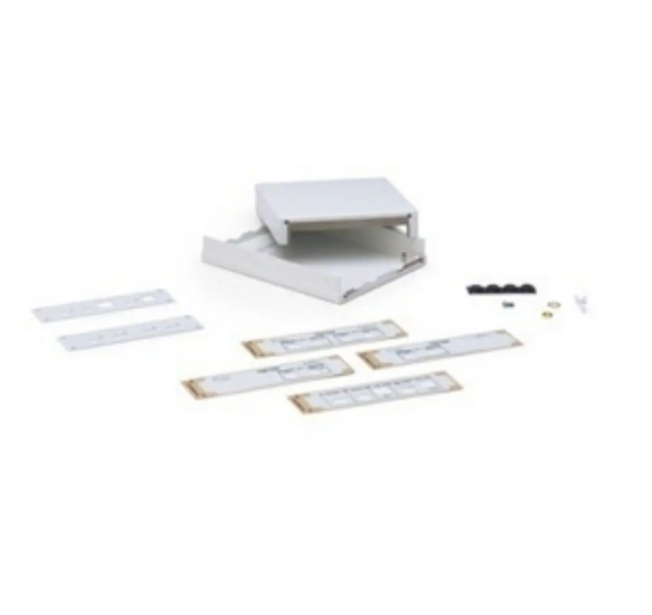 Produktfoto 1 von Digilent Gehäuse, Weiß, Hellgrau, Aluminiumguss, für Ettus USRP B205mini-i, 88.9 mm