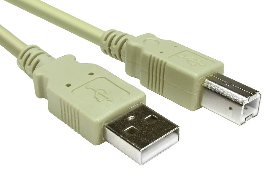 Produktfoto 1 von RS PRO USB-Kabel, USBA / USB B, 1m USB 2.0 Grau