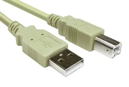 Produktfoto 1 von RS PRO Stecker RS PRO IC-Buchse USB-Kabel, USB Typ A Stecker / USB B, 1 m USB 2.0 Grau