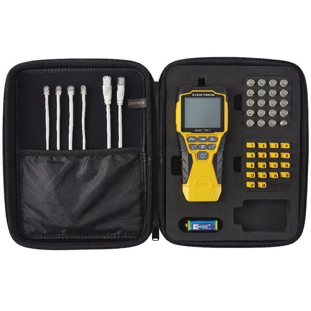 Produktfoto 1 von Klein Tools Netzwerktester Tonsignal, Kabelprüfgerät, RJ45