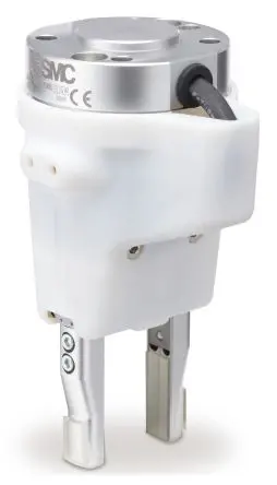 Produktfoto 1 von SMC CRX Pneumatikgreifer, Doppeltwirkend-Ausführung, 2 Greifarme, Parallel, 7 bar max. 4 mm