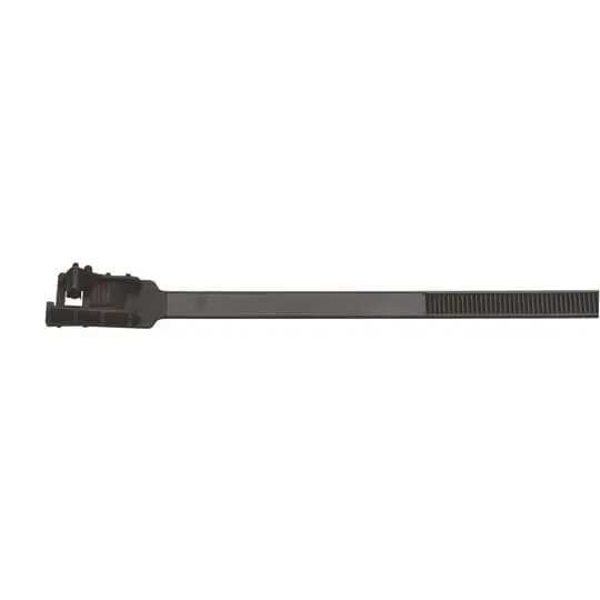 Produktfoto 1 von Thomas & Betts TY409 Nylon 6.6 Kabelbinder Kabelrinne Schwarz 12.5 mm x 483 mm