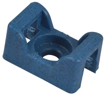 Produktfoto 1 von Thomas & Betts Schraubbefestigung TC141-NDT Befestigungssockel, Nylon Blau 17 mm x 11mm für 3.8 mm