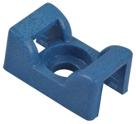 Produktfoto 1 von Thomas & Betts Schraubbefestigung TC142-NDT Befestigungssockel, Nylon Blau 23.4 mm x 14.2mm für 5.2 mm