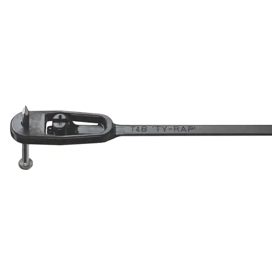 Produktfoto 1 von Thomas & Betts TY541M Nylon 6.6 Kabelbinder Kabelrinne Schwarz 4.6 mm x 200 mm