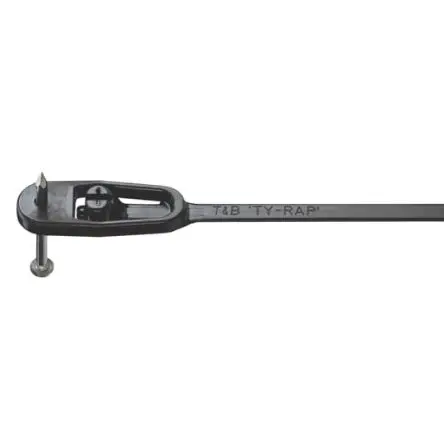 Produktfoto 1 von Thomas & Betts TY541M Nylon 6.6 Kabelbinder Kabelrinne Schwarz 4.6mm x 200 mm