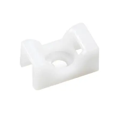 Produktfoto 1 von Thomas & Betts Schraubbefestigung Befestigungssockel, Nylon Natur 17 mm x 11 mm