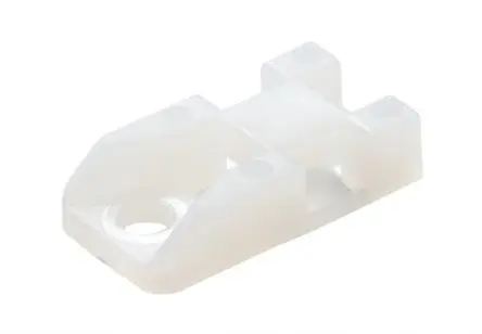 Produktfoto 1 von Thomas & Betts Schraubbefestigung Befestigungssockel, Nylon Natur 24.3 mm x 13.2mm für 4.4 mm