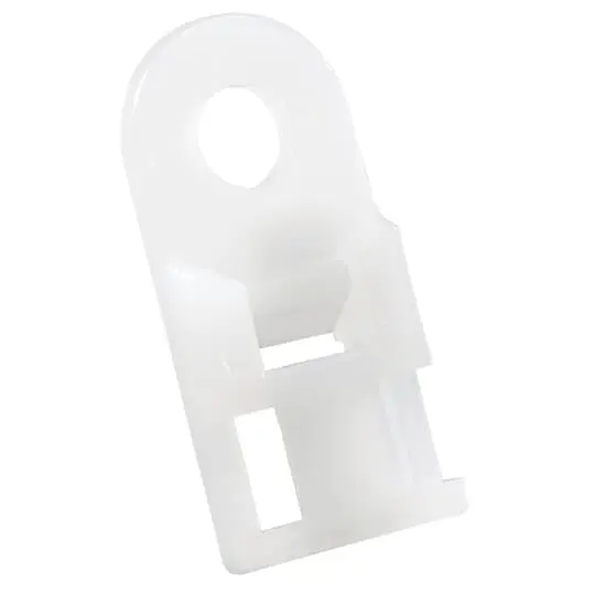 Produktfoto 1 von Thomas & Betts Schraubbefestigung Befestigungssockel, Nylon Natur 22.4 mm x 10 mm für 4.3 mm