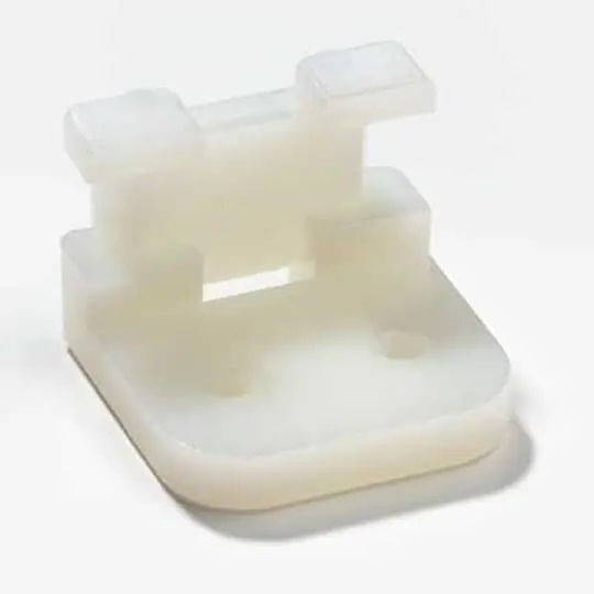 Produktfoto 1 von Thomas & Betts Schraubbefestigung Befestigungssockel, Nylon Natur 25.4 mm x 19 mm für 3.3 mm