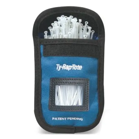 Produktfoto 1 von Thomas & Betts TY-TOTE Polyester Kabelbinder Kabelrinne Blau 2.29mm x 91.9 mm