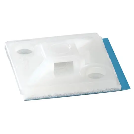 Produktfoto 1 von Thomas & Betts Schraubbefestigung Befestigungssockel, Nylon Natur 19 mm x 19 mm