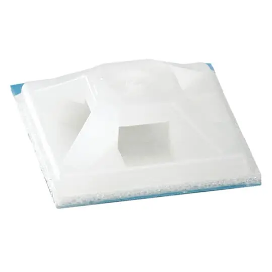 Produktfoto 1 von Thomas & Betts Schraubbefestigung Befestigungssockel, Nylon Natur 38 mm x 38 mm für 4.3 mm