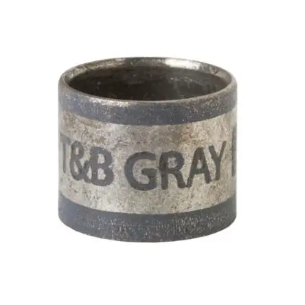 Produktfoto 1 von Thomas & Betts GSB046 Kabelbinder Grau Bronze für Kabel-Ø 1.17 mm, Länge 7.9mm