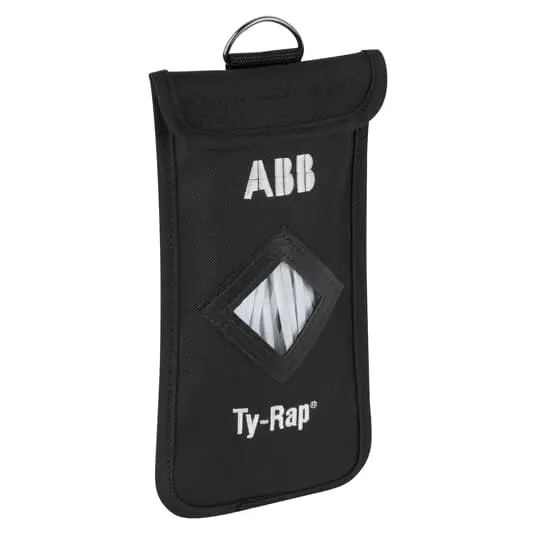 Produktfoto 1 von Thomas & Betts TY-TOTE Polyester Kabelbinder Kabelrinne Schwarz 4.6 mm x 185.6 mm