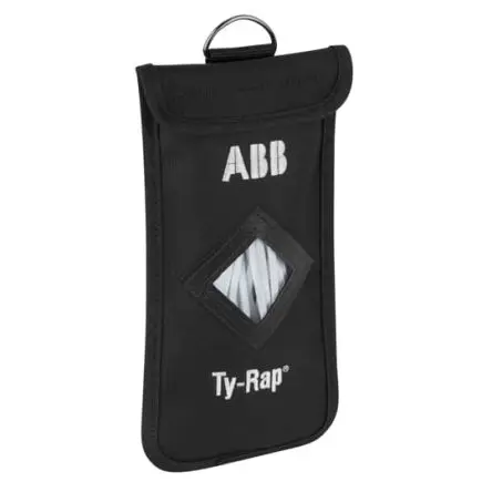 Produktfoto 1 von Thomas & Betts TY-TOTE Polyester Kabelbinder Kabelrinne Schwarz 4.6mm x 185.6 mm