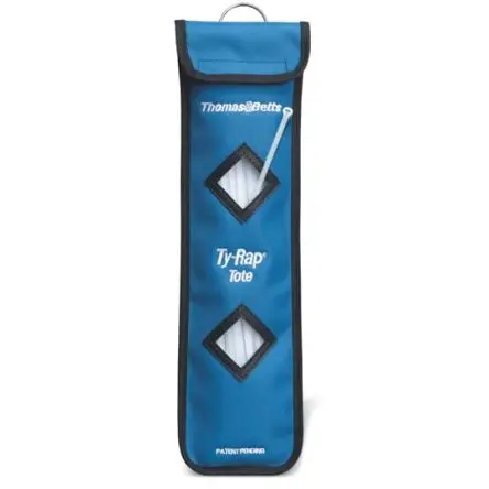 Produktfoto 1 von Thomas & Betts TY-TOTE Polyester Kabelbinder Kabelrinne Blau 4.8mm x 360.5 mm