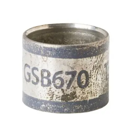 Produktfoto 1 von Thomas & Betts GSB670 Kabelbinder Silber Kupfer, Länge 11.2mm