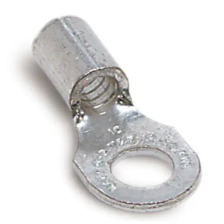 Produktfoto 1 von Thomas & Betts B14-6 Ringkabelschuh, Unisoliert 14 AWG, Kupfer, Metallisch, 18 AWG max.AWG, 6 mm
