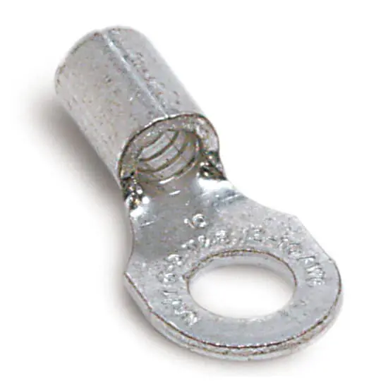 Produktfoto 1 von Thomas & Betts B14-6 Ringkabelschuh, Unisoliert 14 AWG, Kupfer, Metallisch, 18 AWG max.AWG, 6 mm