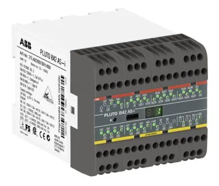Produktfoto 1 von ABB Pluto Sicherheitssteuerung 36 Eingänge / 6 Ausgänge 24V dc Kat. PLe