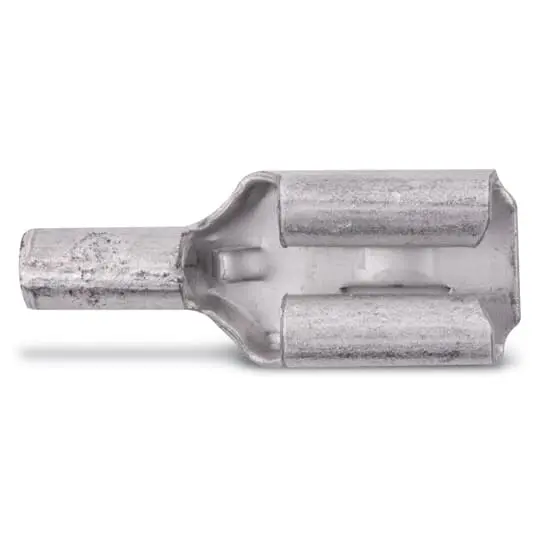 Produktfoto 1 von Thomas & Betts A18-250 Flachsteckhülse, Metallisch, Unisoliert, 0.250 x 0.032, Buchse, 18 AWG min, 22 AWG