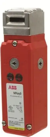 Produktfoto 1 von ABB MKey9 24VDC Switch Sicherheits-Verriegelungsschalter Schlüssel Verriegelung Betätiger inklusive Öffner, Schließer