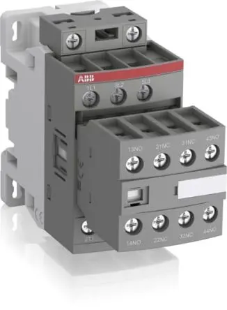 Produktfoto 1 von ABB 1SBL13 Schütz 20V dc, 60 V dc-Spule, 3-polig, 690V / 25 A 24V, 60 V 4 kW 1 Schließer, 3 Öffner Steuergerät
