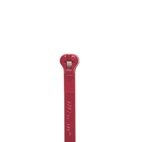 Produktfoto 1 von Thomas & Betts TY23M-2 Nylon 6.6 Kabelbinder Kabelrinne Rot 2.3 mm x 92 mm
