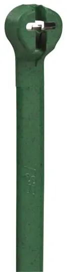 Produktfoto 1 von Thomas & Betts TY232M-5 Nylon 6.6 Kabelbinder Kabelrinne Grün 2.3 mm x 202 mm