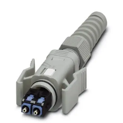 Produktfoto 1 von Phoenix Contact VS LWL-Steckverbinder, SCRJ, Duplex, POF, 980/1000 μm 1.5dB, Grau