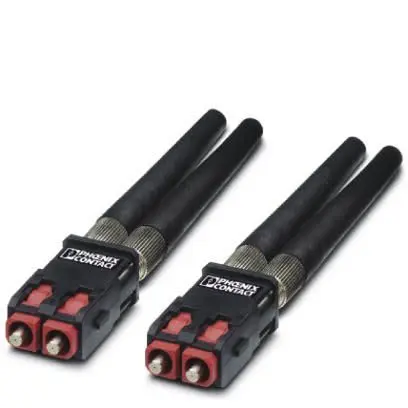 Produktfoto 1 von Phoenix Contact PSM-SET-SC LWL-Steckverbinder, SC, Duplex, PCF, PCF, SC 2dB, Schwarz